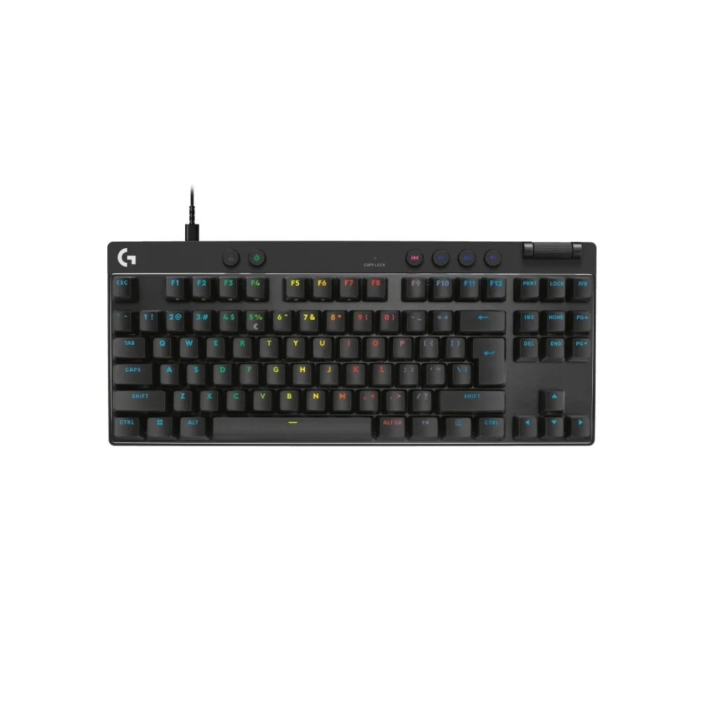 😱 Teclado Gamer Logitech G PRO X TKL RAPID, Switches Magnético-analógicos, Modo Rapid Trigger, Layout US, Preto 920-013131
