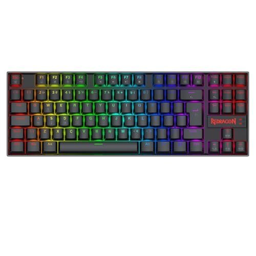 😱 Teclado Magnético Gamer Redragon Kumara Preto RGB 8000 Hz