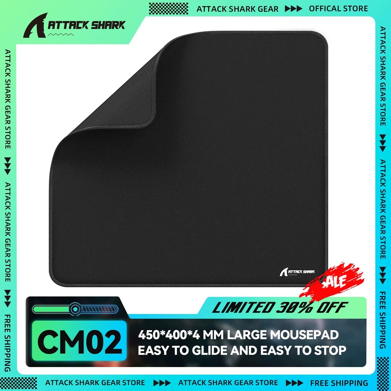 😱 Mousepad Attack Shark CM02