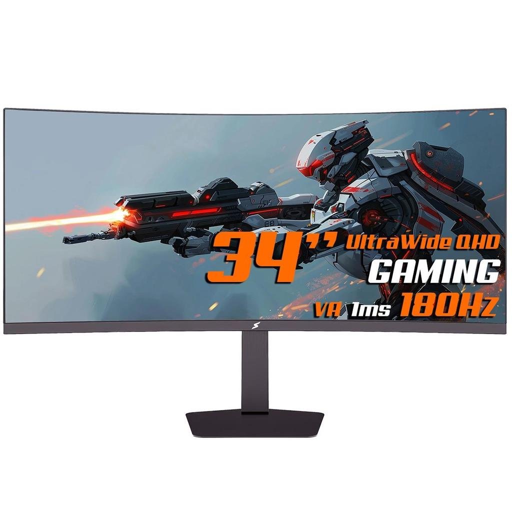 😱 Monitor Gamer SuperFrame Enterprise 34 Pol Curvo UltraWide Quad HD