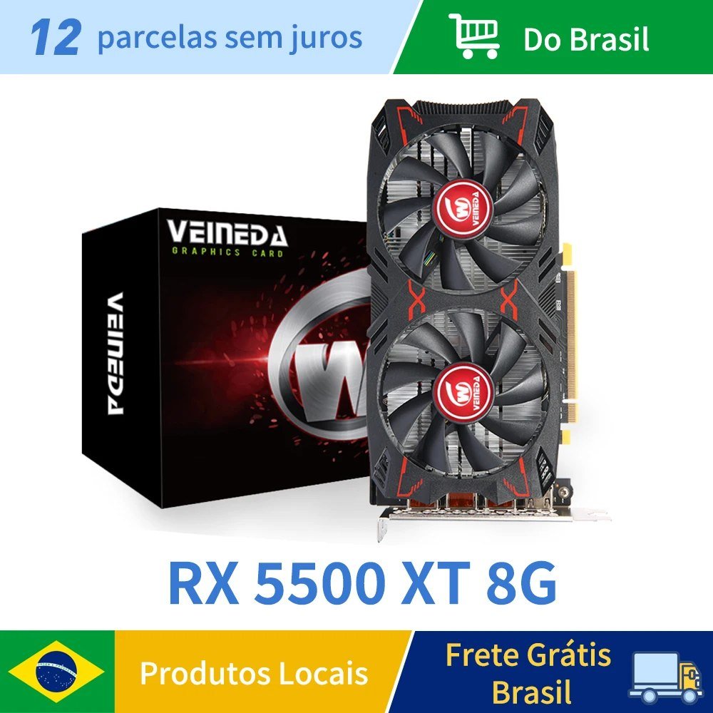 😱 RX 5500 XT 8GB Veineda Pcie 4.0