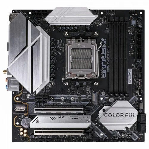 😱 Placa Mãe Colorful Battle-AX B850M-PLUS PRO WIFI V14, Chipset B850, AMD AM5, MATX, DDR5