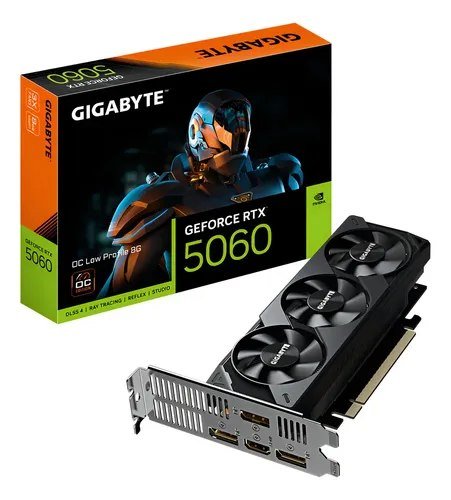 😱 Placa de Vídeo Gigabyte NVIDIA Geforce RTX 5060 8G Oc Low Profile