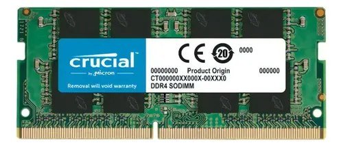😱 Memoria Ram Notebook Crucial 16GB 3200MHz DDR4
