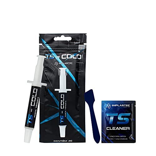 😱 Pasta Térmica TS - COLD 10,5 W/MK Seringa 4G - IMPLASTEC