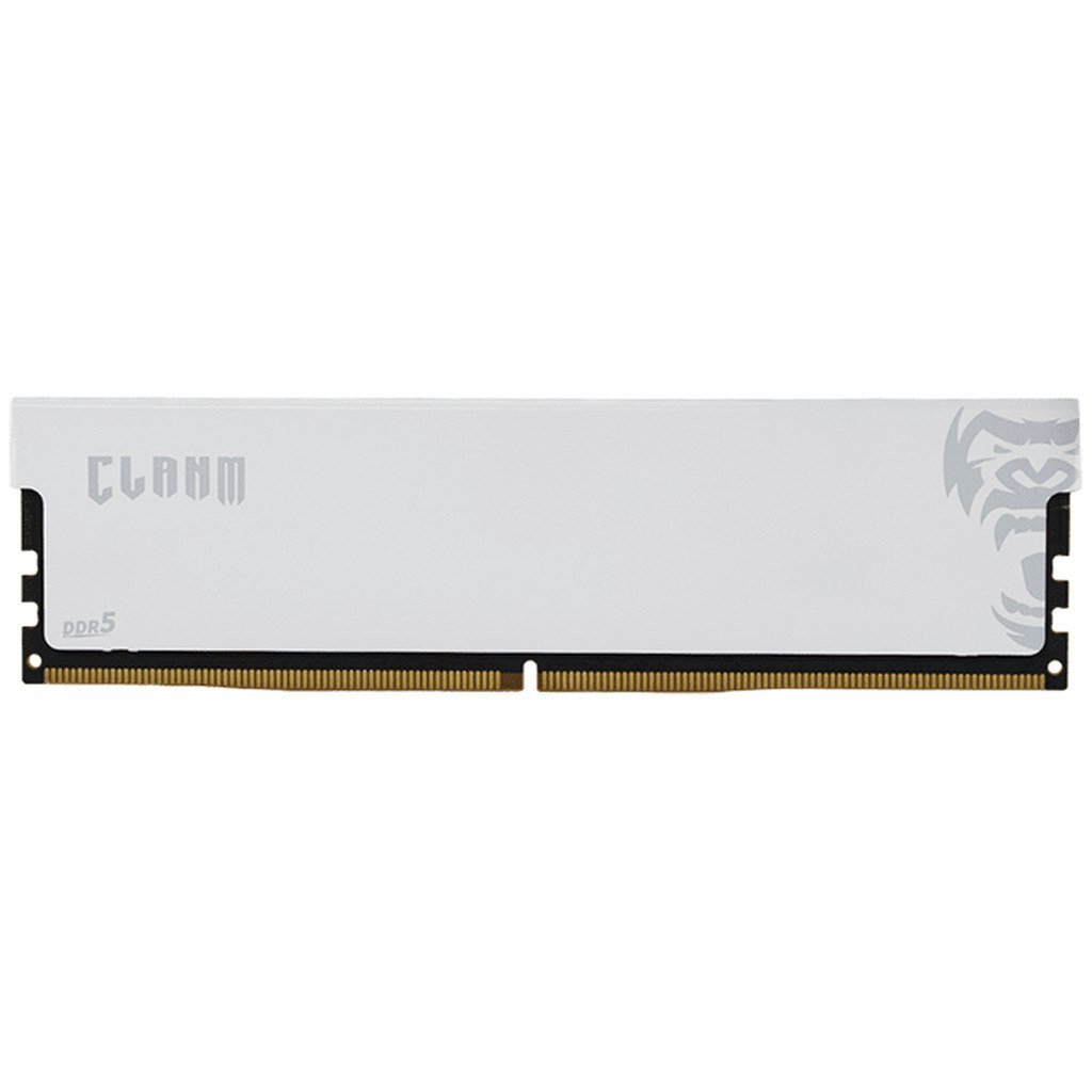 😱 Memória Clanm 16GB (1x16GB), DDR5, 4800MHz, CL40, Branca, CLANM14581