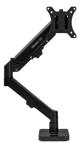 😱 Suporte Articulado Para Monitor 13 a 32 Pistão a Gás Ajustável Zinnia Nimbo 110 Preto