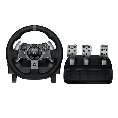 😱 Volante Logitech G920 Driving Force e Pedais com Force Feedback para Xbox Series X|S, Xbox One, PC, Mac