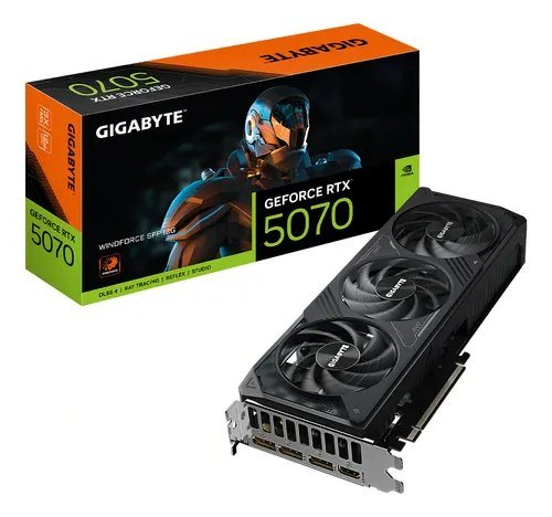 😱 Placa De Vídeo Gigabyte RTX 5070 Windforce SFF 12GB