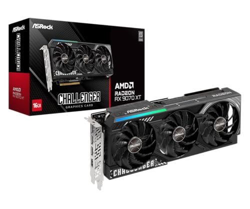 😱 Placa de Vídeo ASRock Radeon RX 9070 XT Challenger, AMD, 16GB - 90-GA61ZZ-00UANF