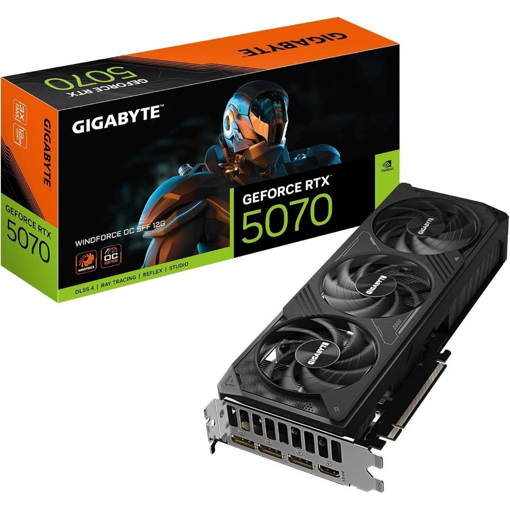 😱 Placa de Vídeo Gigabyte GeForce RTX 5070 WindForce OC SFF 12GB