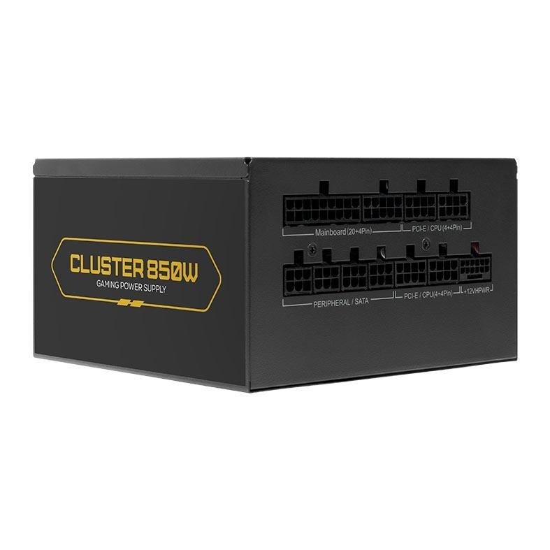 😱 Fonte Pichau Cluster, 850W, PCIe 5.0, Full Modular, 80 Plus Gold, Preto, PG-CL850-BK01