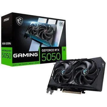 😱 Placa De Vídeo MSI GeForce RTX 5050 Gaming OC, Nvidia, 8GB, GDDR6, 128-Bit - G5050-8GC