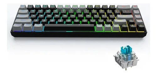 😱 Teclado mecânico 60% Rgb E-YOOSU