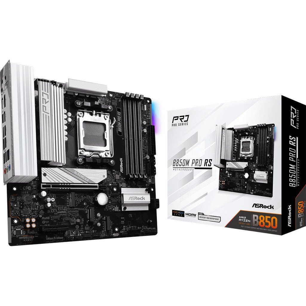 😱 Placa Mãe Asrock Am5 B850m Pro Rs M-atx