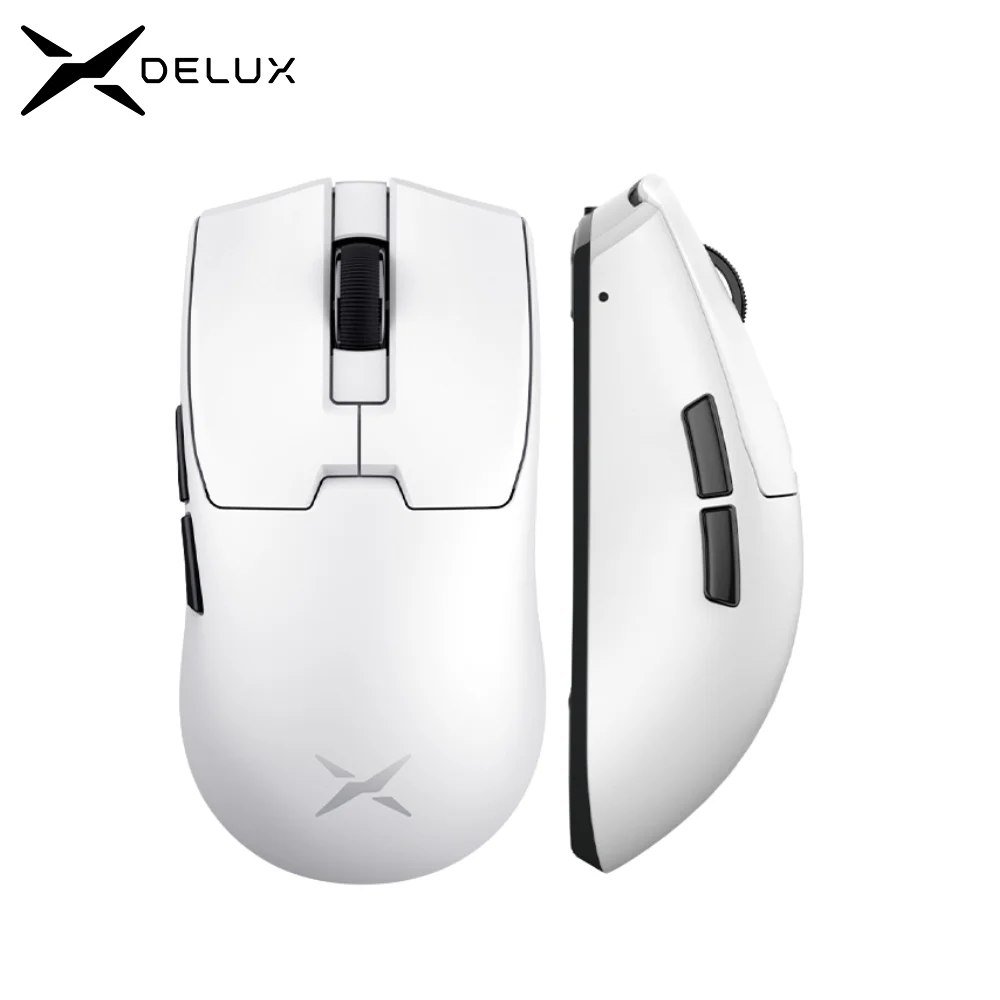 😱 Mouse Delux M800mini PAW3311 (APENAS BRANCO)