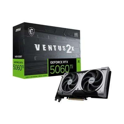 😱 Placa De Video Msi RTX 5060 Ti Ventus 2x Oc Plus 16gb Gddr7 - 912-v535-027