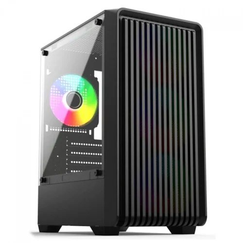 😱 Gabinete Gamer Brx N199B Lateral De Vidro M Atx Preto Sem Fonte Com 3 Fans
