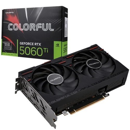 😱 Placa De Video Colorful Nvidia Geforce RTX 5060 Ti Gaming Duo 8GB V 8GB Gddr7 Dlss Ray Tracing