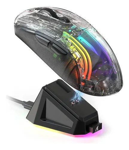 😱 Mouse Attack Shark X2 PRO + Dock de carregamento, Sensor PAW3212
