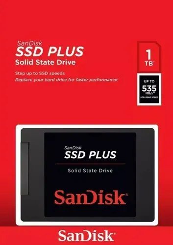 😱 Disco Sólido Interno Sandisk Ssd Plus Sdssda-1t00-g26 1tb