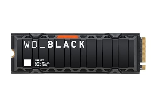 😱 WD_BLACK Unidade interna de estado sólido para jogos SN850X NVMe de 8 TB com dissipador de calor - Funciona com PlayStation 5, PCIe Gen4, M.2 2280, até 7.200 MB/s - WDS800T2XHE
