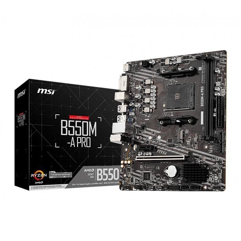 😱 Placa Mãe MSI B550M-A PRO, DDR4, Socket AMD AM4, mATX, Chipset B550