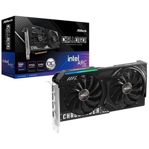 😱 Placa De Vídeo ASRock Intel Arc B580 Challenger OC, 12GB, GDDR6, XeSS, Ray Tracing