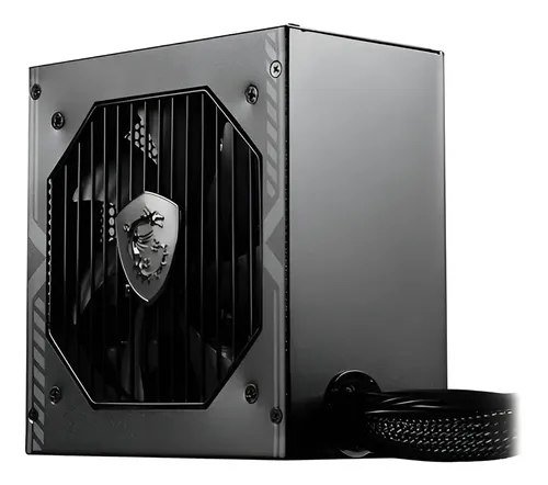 😱 Fonte 650w Msi Mag 80 Plus Cor Preto