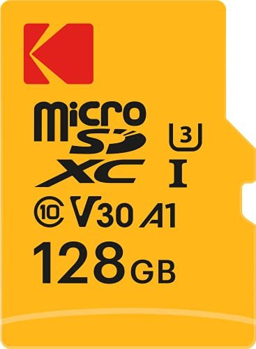 😱 Cartão de memória Kodak microSD UHS-I U3 V30 A1 128GB