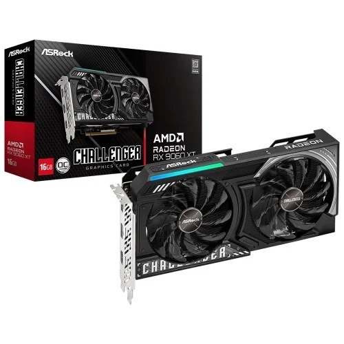 😱 Placa De Video Asrock Amd Radeon RX 9060 XT Challenger Oc 16GB Gddr6 Fsr Ray Tracing 90 Ga5Qzz 00Uanf