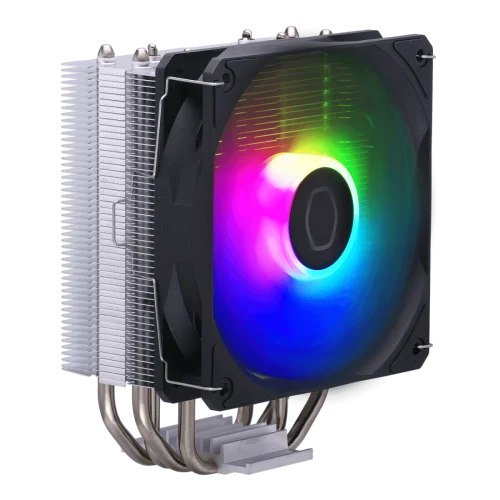 😱 Cooler para Processador Cooler Master Hyper 212 Spectrum V3, Intel-AMD, RGB, Black, RR-S4NA-17PA-R1