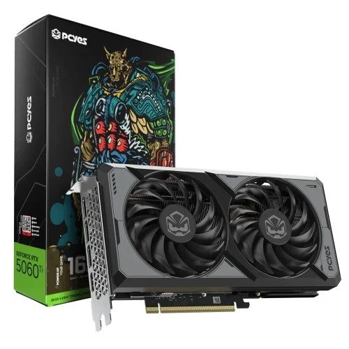 😱 Placa de Vídeo PCYES NVIDIA GeForce RTX 5060 Ti, 16GB, GDDR7, DLSS, Ray Tracing, PVRTX5060TIB2F16G