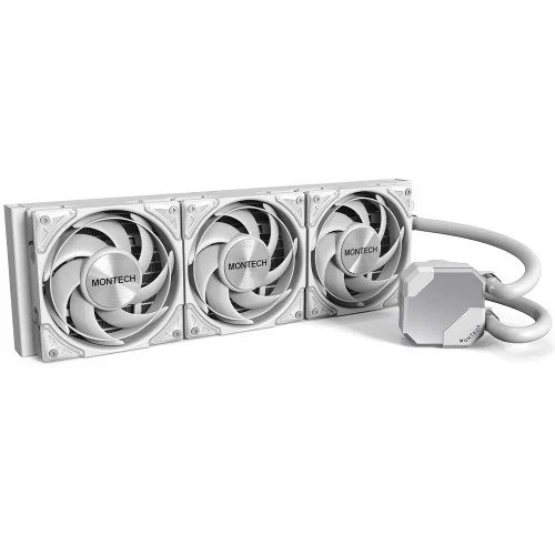 😱 Water Cooler Montech Hyperflow Silent 360Mm Intel Amd Pwm Branco