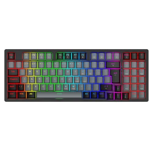 😱 Teclado Mecânico Gamer com Fio 95 Teclas