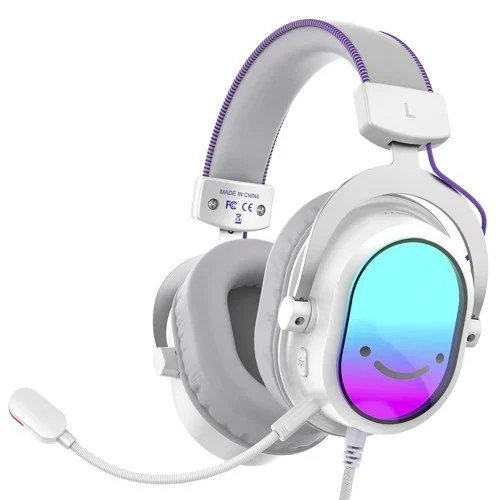 😱 Headset Gamer Fifine Ampligame H16 71 Surround Rgb Usb White