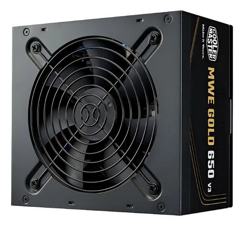 😱 Fonte Cooler Master Mwe Gold 650 V3, 650w, Atx 3.1, 80 Plus Preto