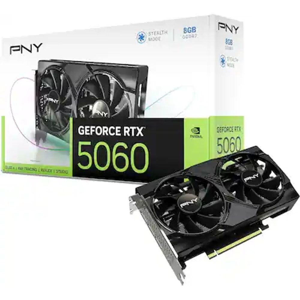 😱 Placa de Vídeo NVIDIA GeForce PNY RTX5060 8GB DUAL FAN OC