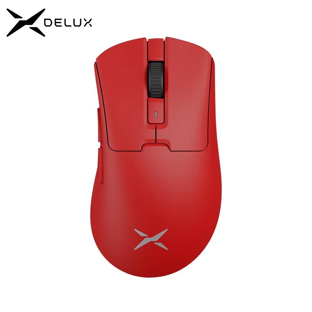 😱 Mouse Delux M900 PRO, PAW3395, 8KHz, com Dock de Carregamento