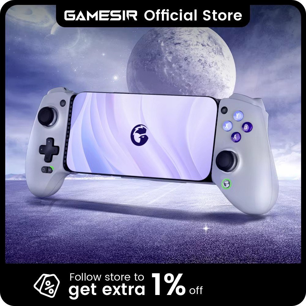 😱 GameSir G8 Galileo Controle de Jogo para Celular, Joystick com Efeito Hall para iPhone 15 e Telefone Móvel Android