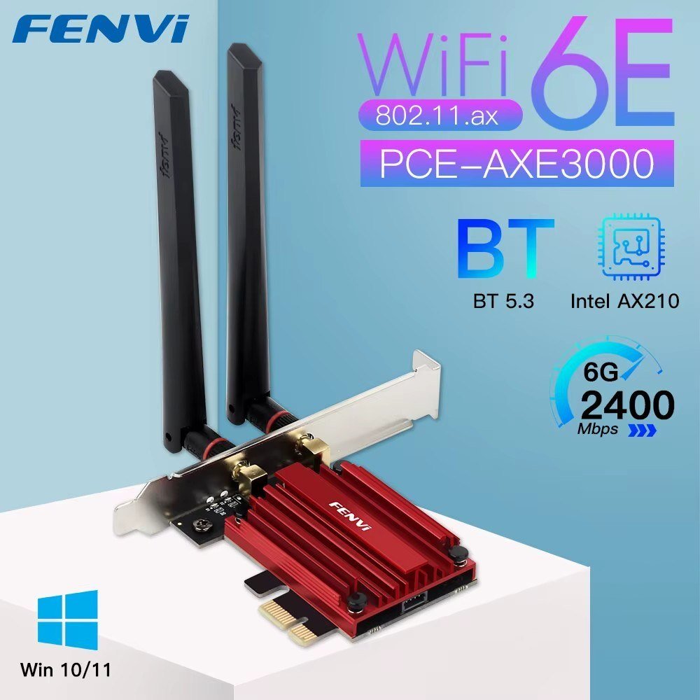 😱 WiFi 6E AX210 Pciexpress + Bluetooth 5.3