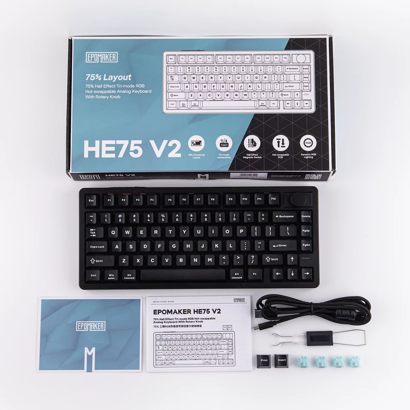 😱 Teclado Magnético Epomaker HE75 V2