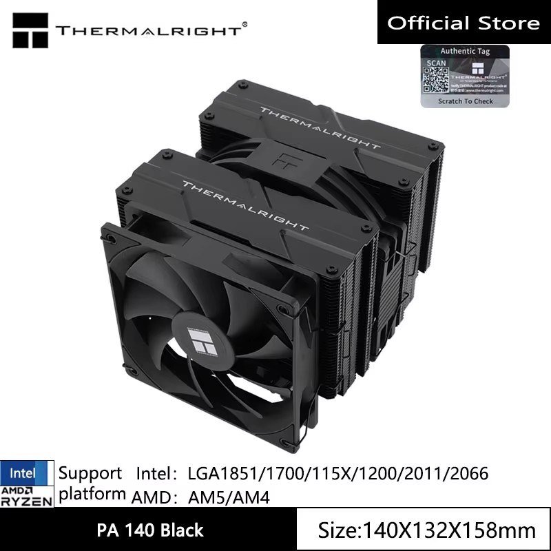 😱 CPU Air PA140 Cooler Thermalright PA 140