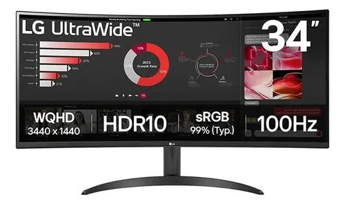 😱 LG UltraWide 34" 100Hz - 34WR50QK-B