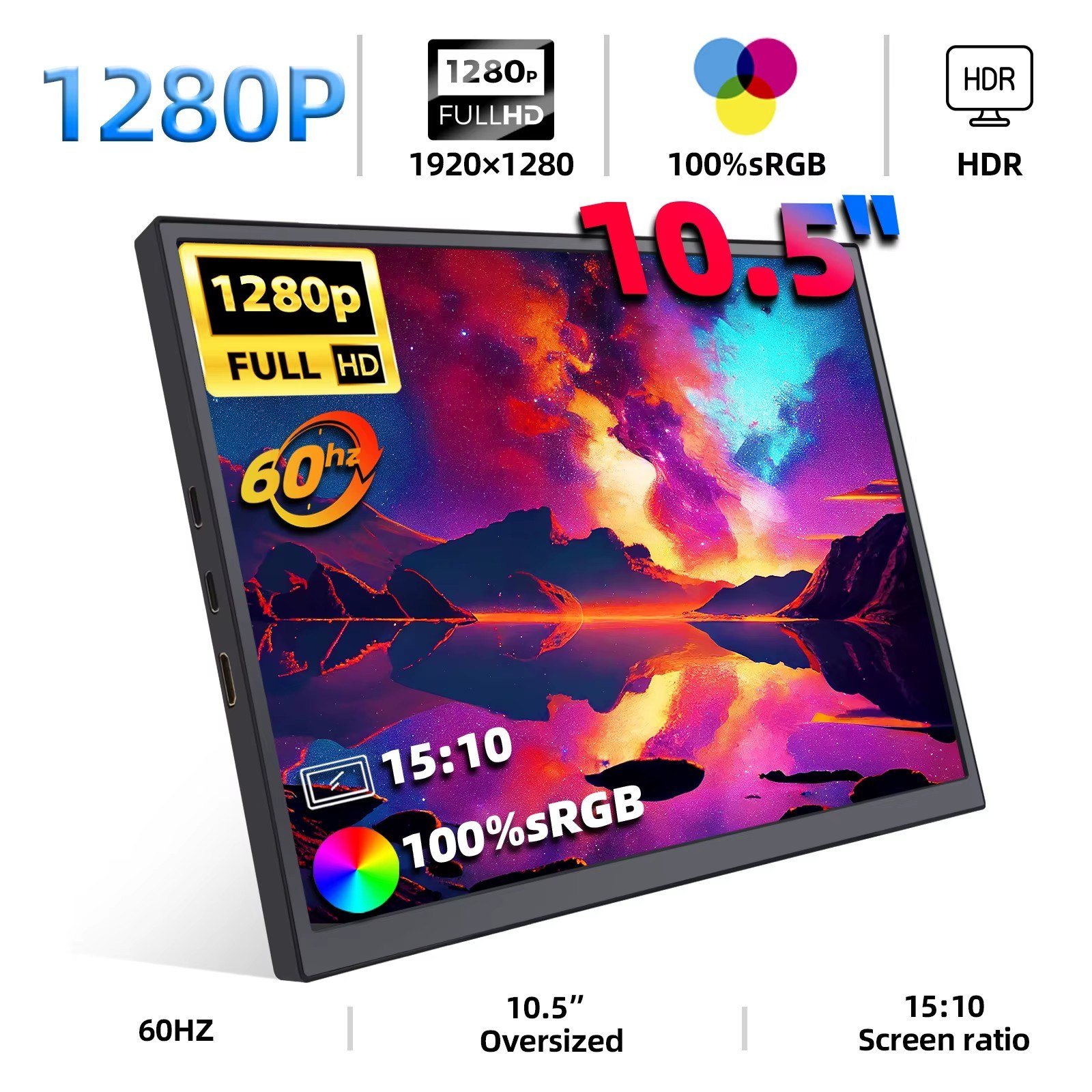 😱 Tela portátil monitor Zsus