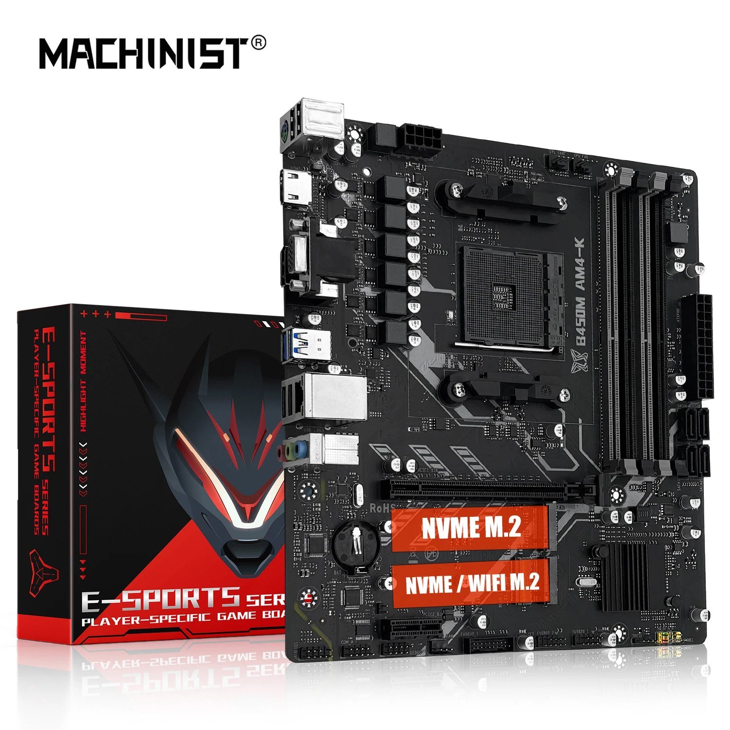 😱 MACHINIST B450M-AM4-K