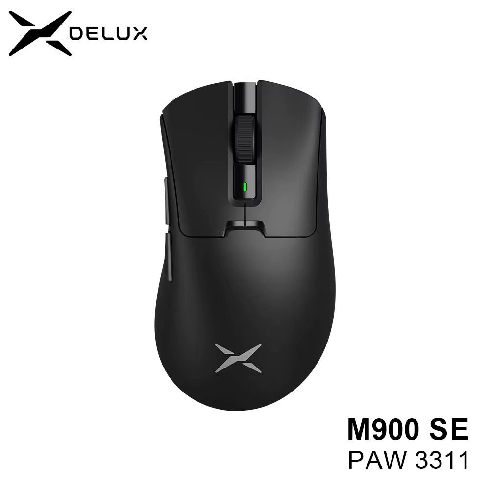 😱 Mouse Sem Fio Delux M900SE Paw 3311