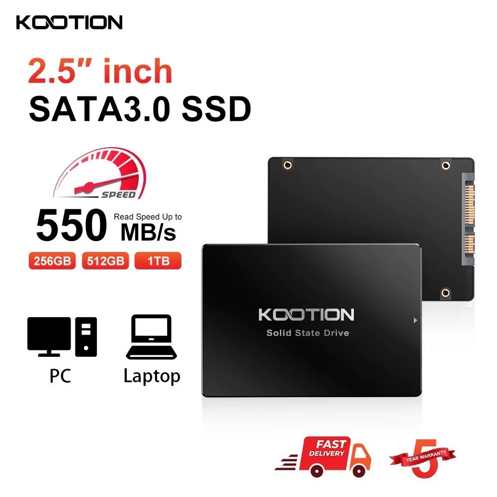😱 SSD Kootion Sata Iii 256GB 550MB/S
