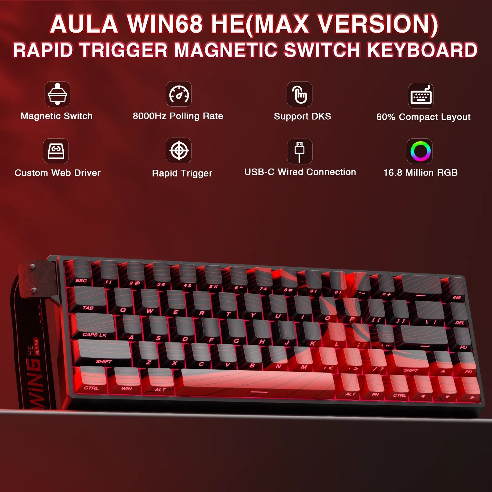 😱 Teclado Magnético Aula WIN 60 HE