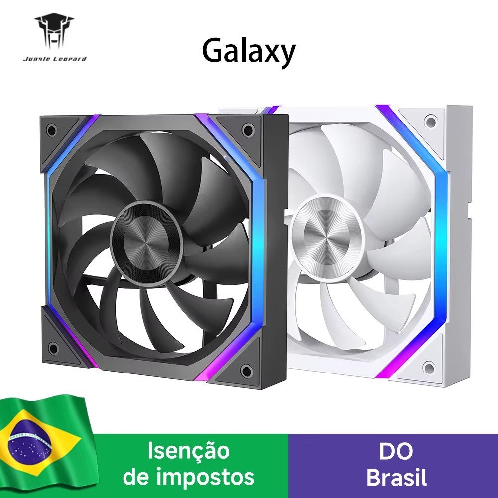 😱 2x Fan Jungle Leopard Galaxy ARGB